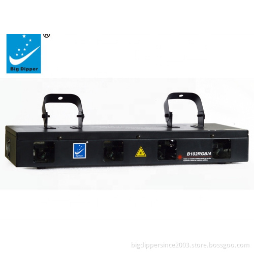 own brand Big Dipper Stage Lights,RGBP 4 eyes DJ Light 100 Multi-Patterns 15CH DMX512 Controlled Disco Effect Lights